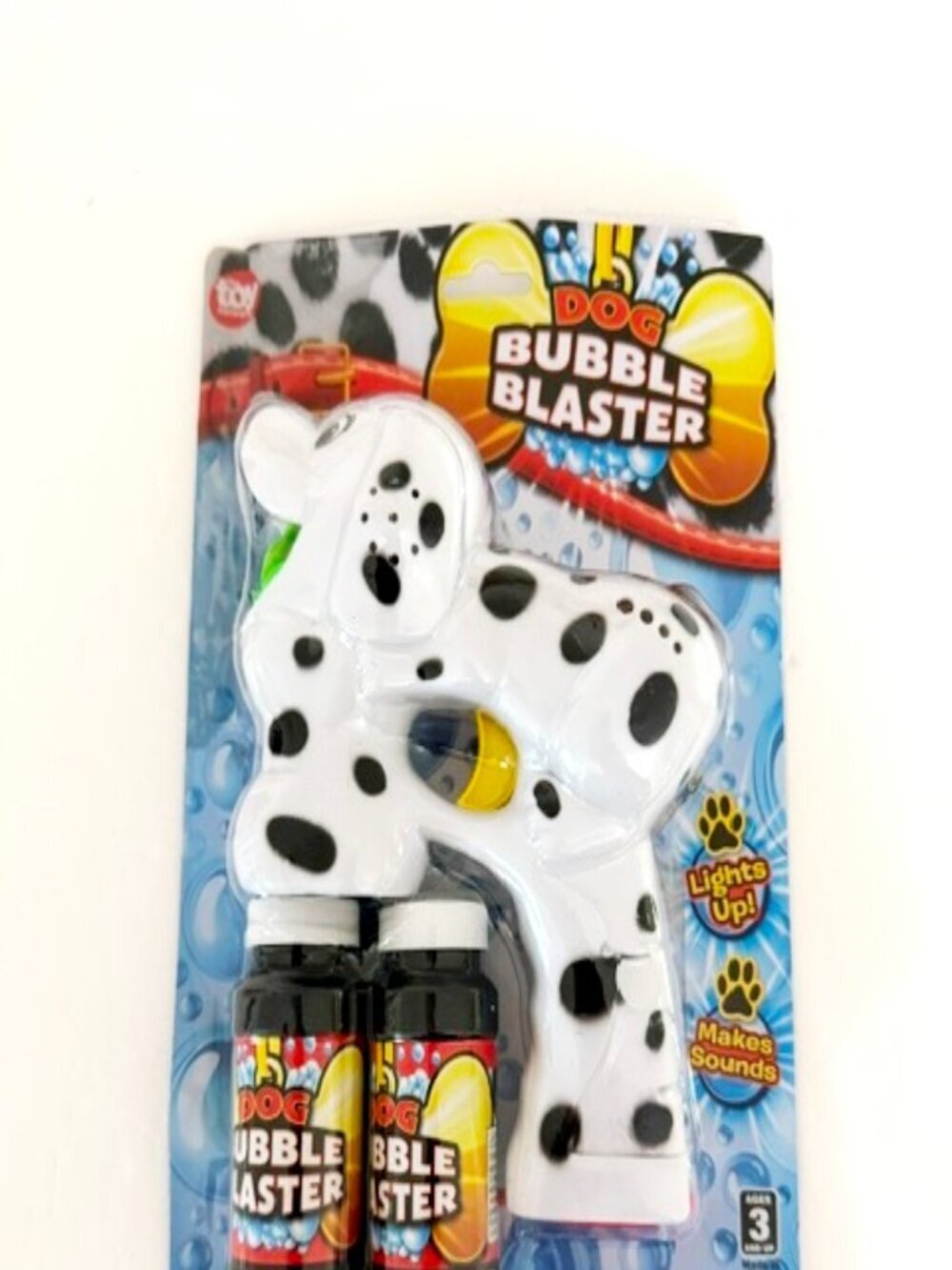 Dog Bubble Blaster Lights Up Makes Sounds w/ Bubbles